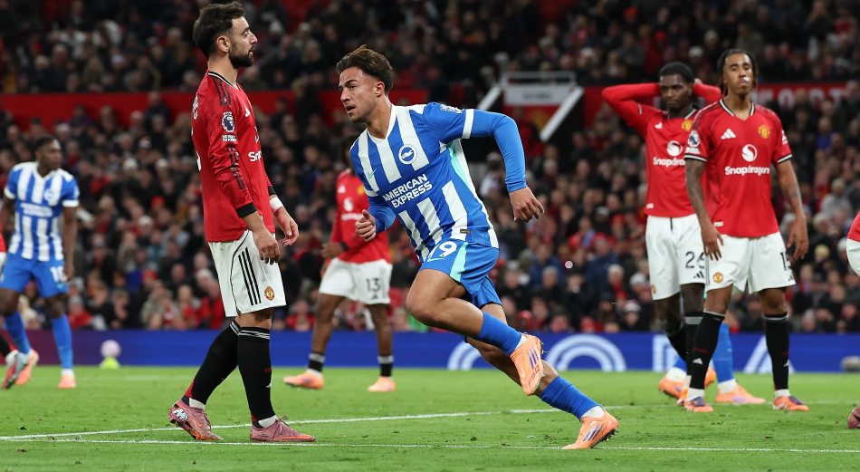3-4 遭曼联绝杀！布莱顿末段连追两球仍翻盘未果，客场遗憾落败